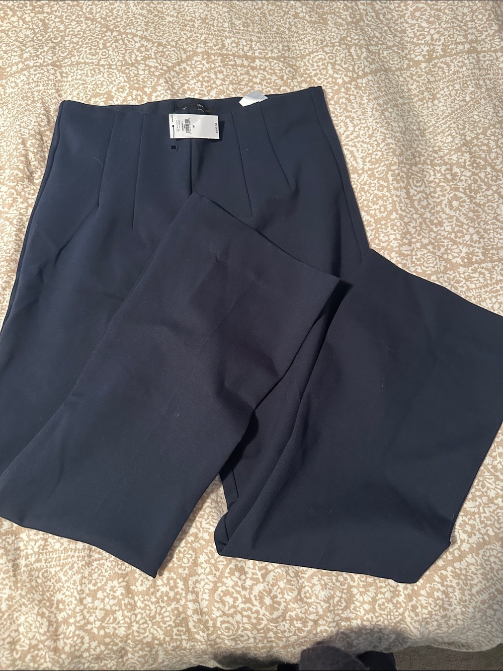 Banana Republic Navy Cropped Dress Pants